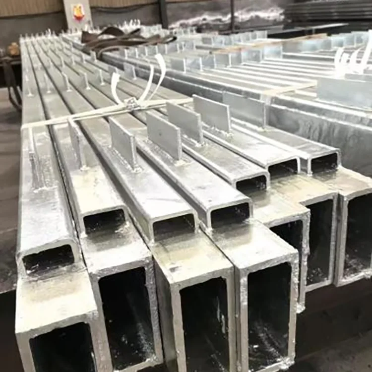 Hot-Dip Galvanized Precision Steel Right-Angle Tube